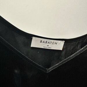 Babaton / Aritzia Silk Black Shirt